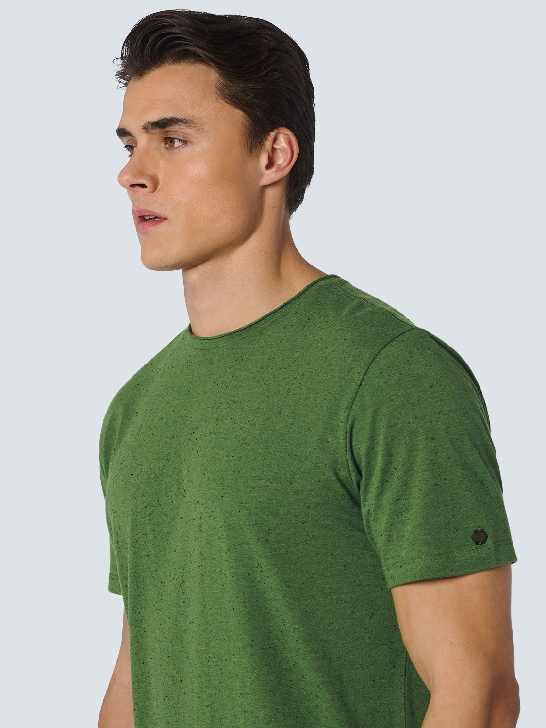 T-Shirt Crewneck Melange | Green