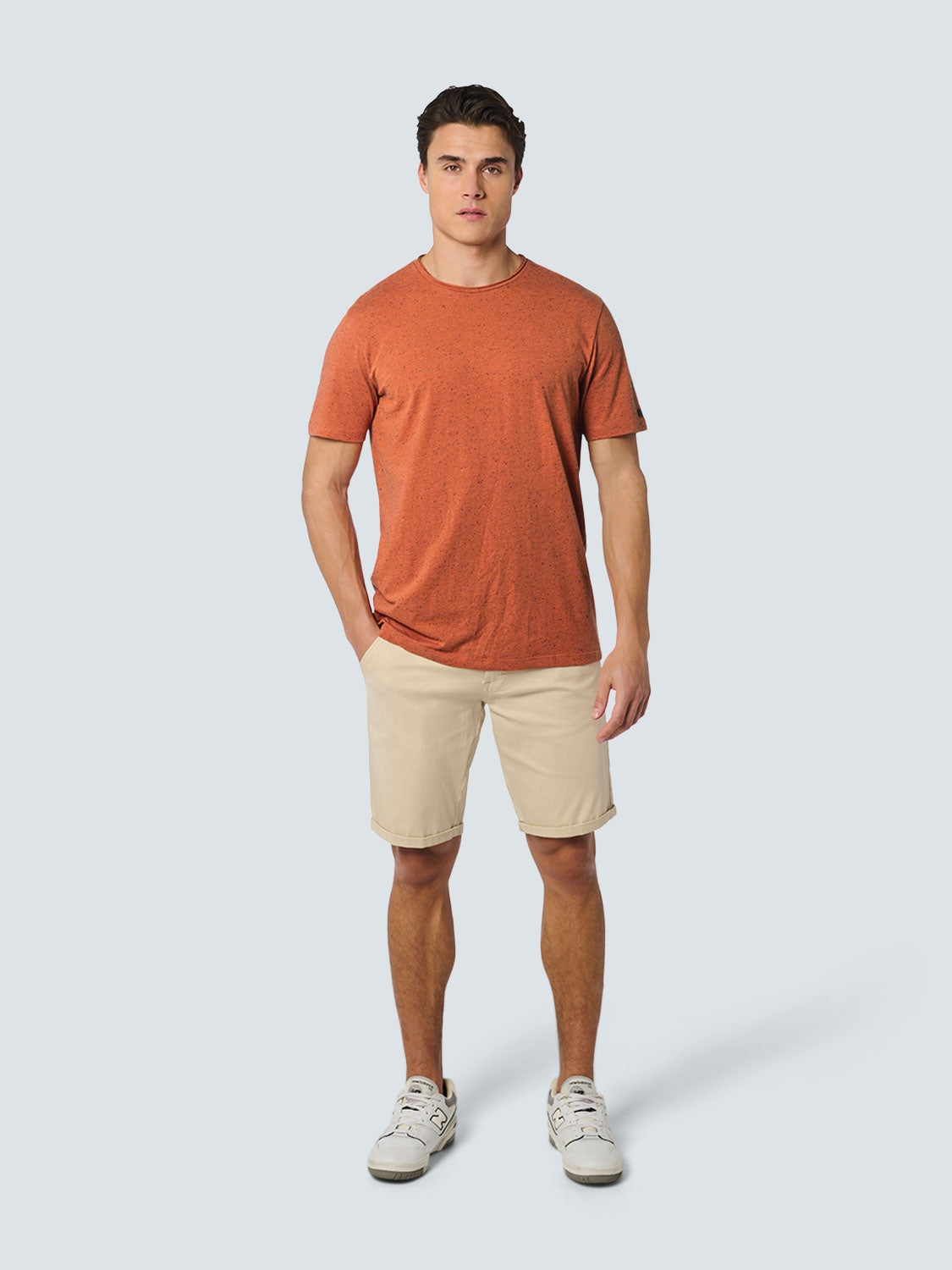 T-Shirt Crewneck Melange | Melon