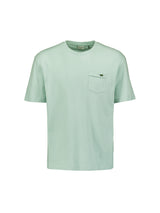 T-Shirt Crewneck Solid Jacquard Slub | Mint