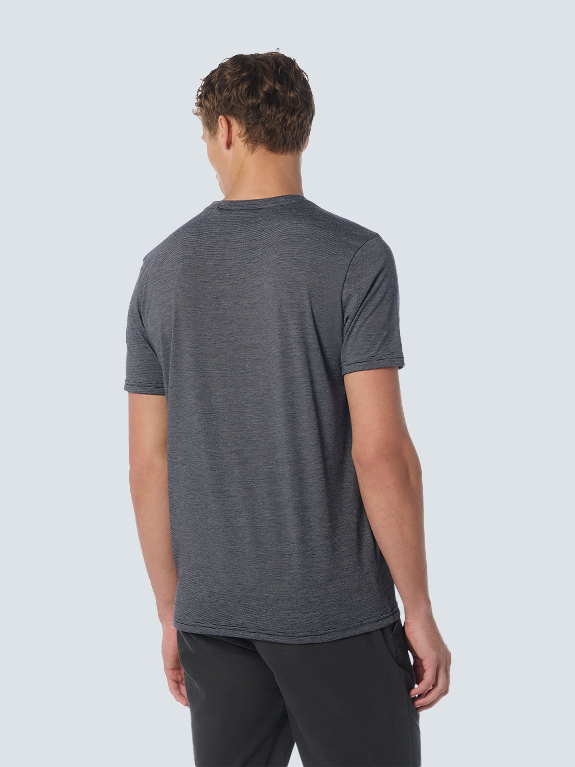 T-Shirt Crewneck 2 Coloured Stripes | Night