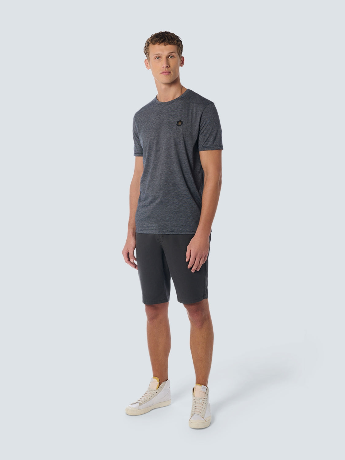 T-Shirt Crewneck 2 Coloured Stripes | Night