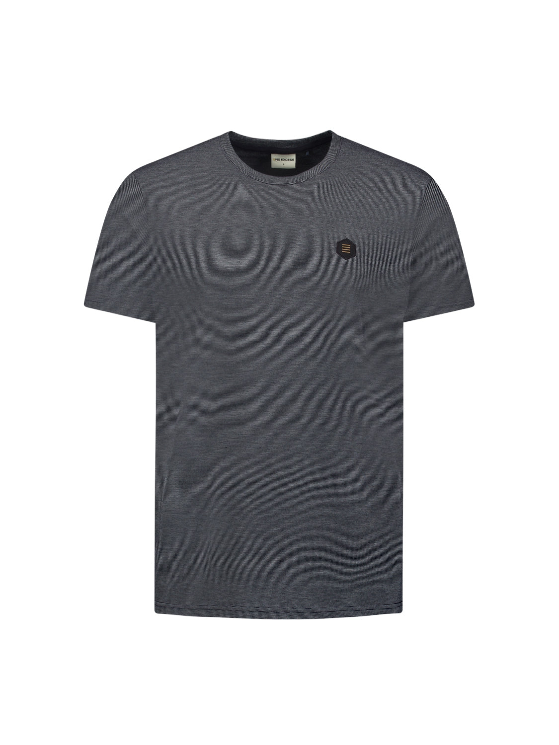 T-Shirt Crewneck 2 Coloured Stripes | Night