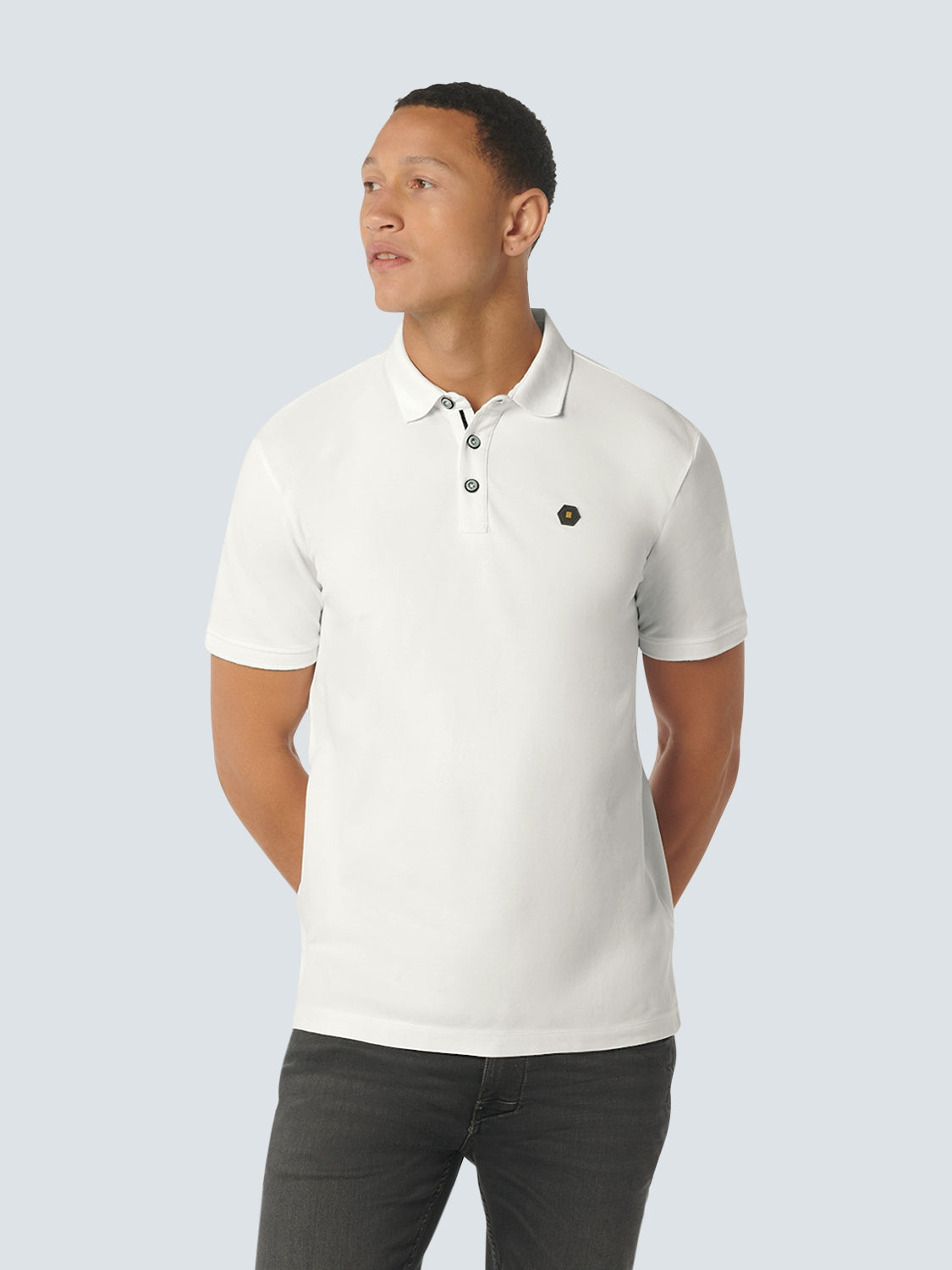Polo Pique Garment Dyed | White
