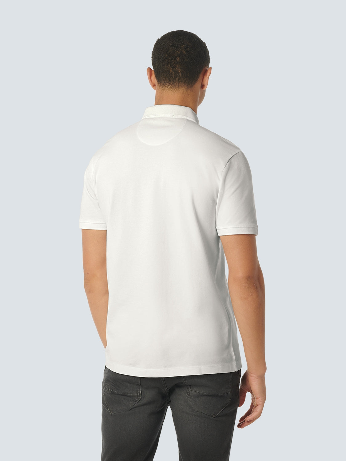 Polo Pique Garment Dyed | White