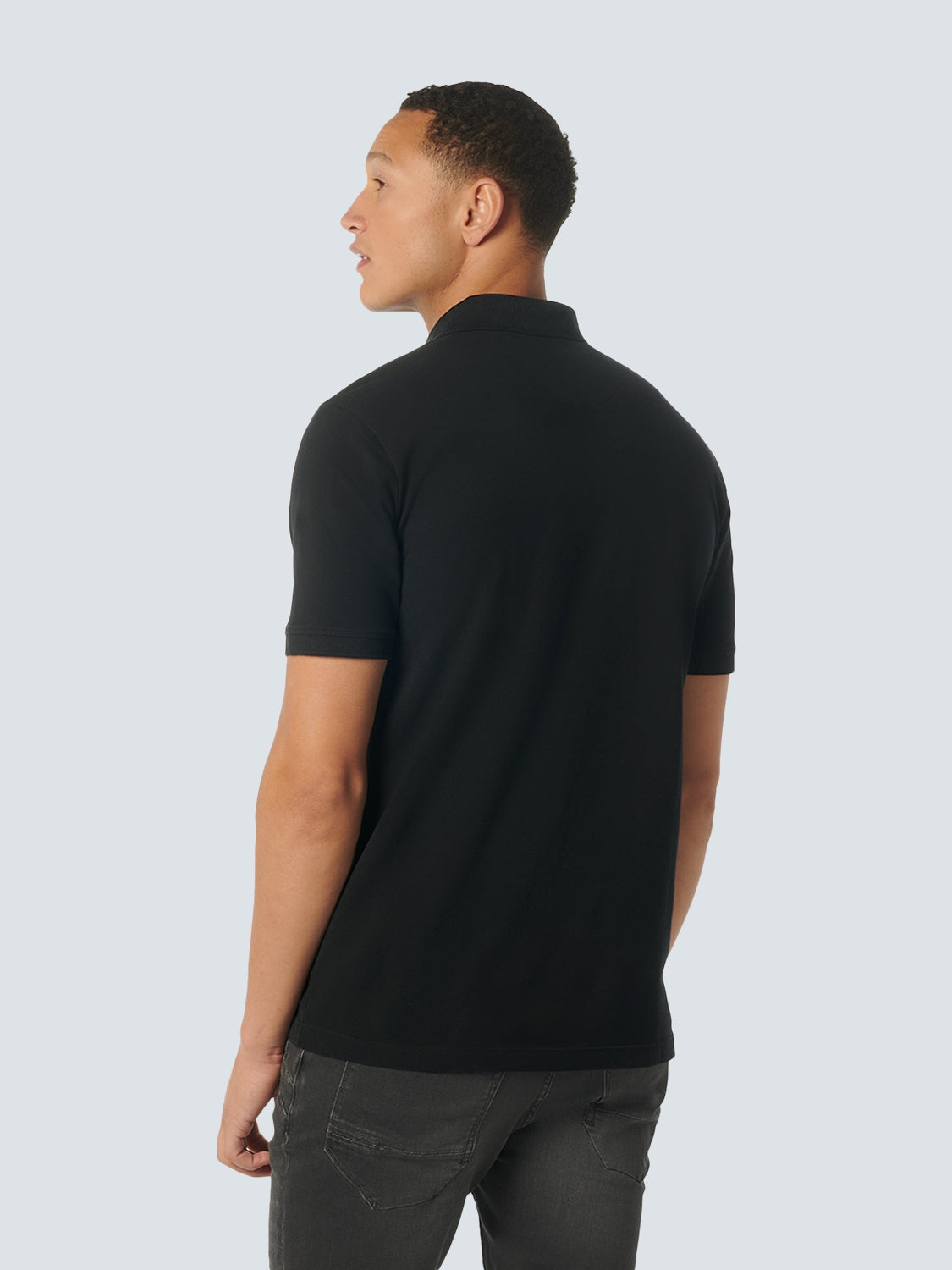 Polo Pique Garment Dyed | Black