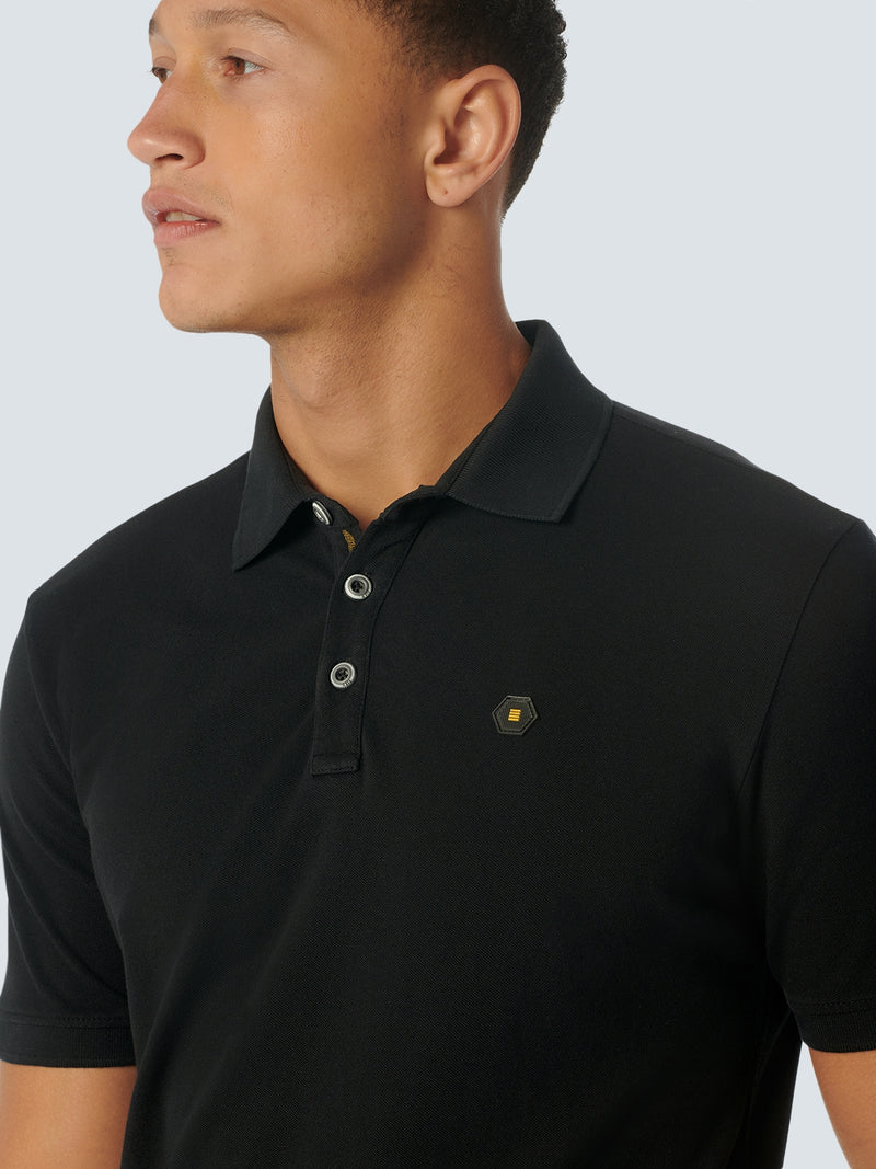 Polo Pique Garment Dyed | Black