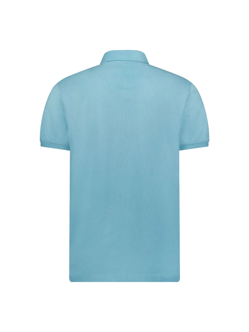 Polo Pique Garment Dyed | Aqua