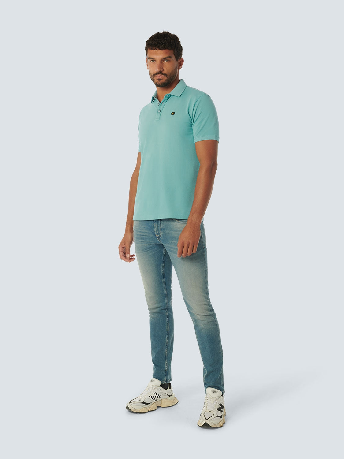 Polo Pique Garment Dyed | Pacific