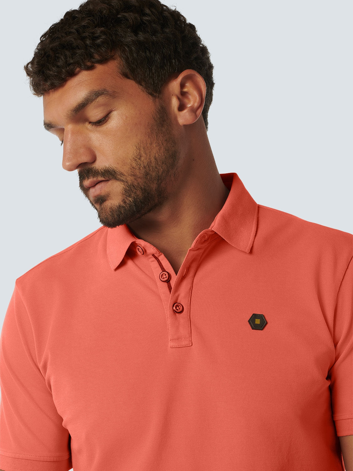Polo Pique Garment Dyed | Melon