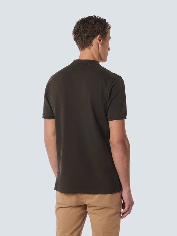 Polo Stretch Solid | Coffee