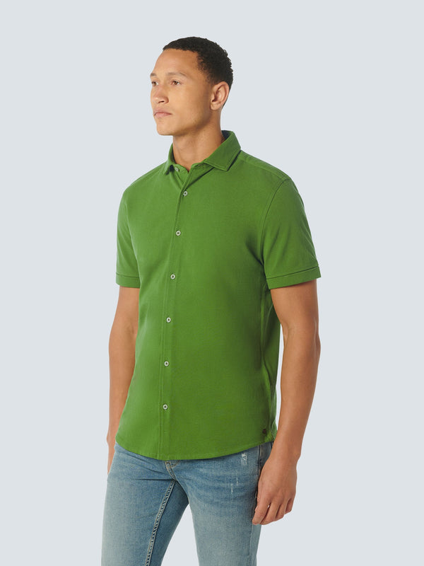 Shirt Short Sleeve Jersey Solid Pique | Green