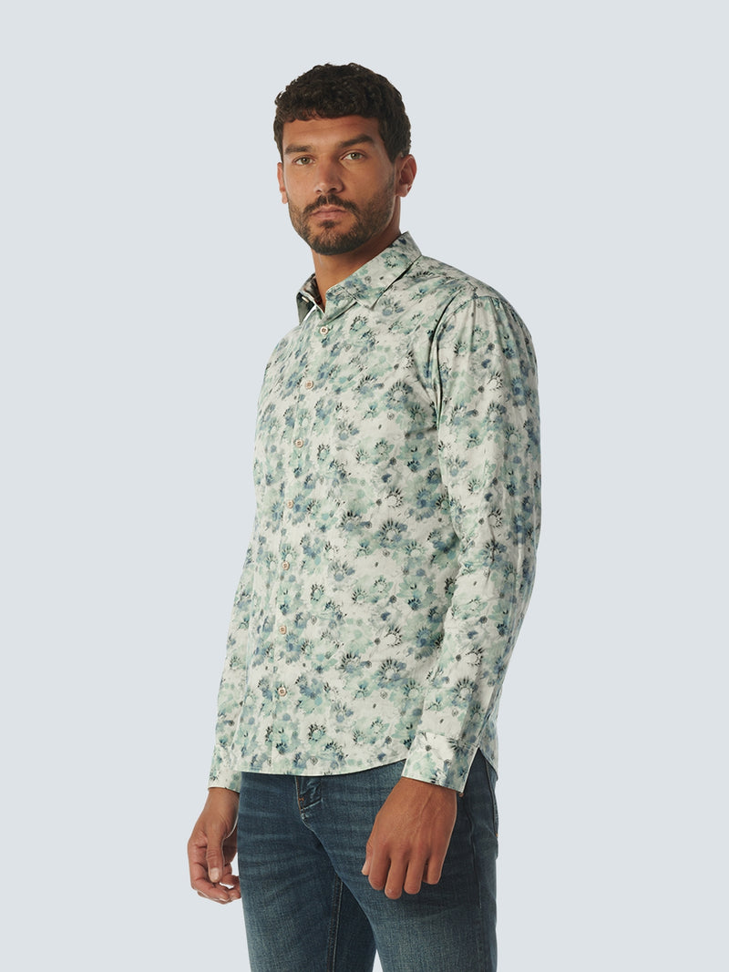 Shirt Stretch Allover Printed | Pacific