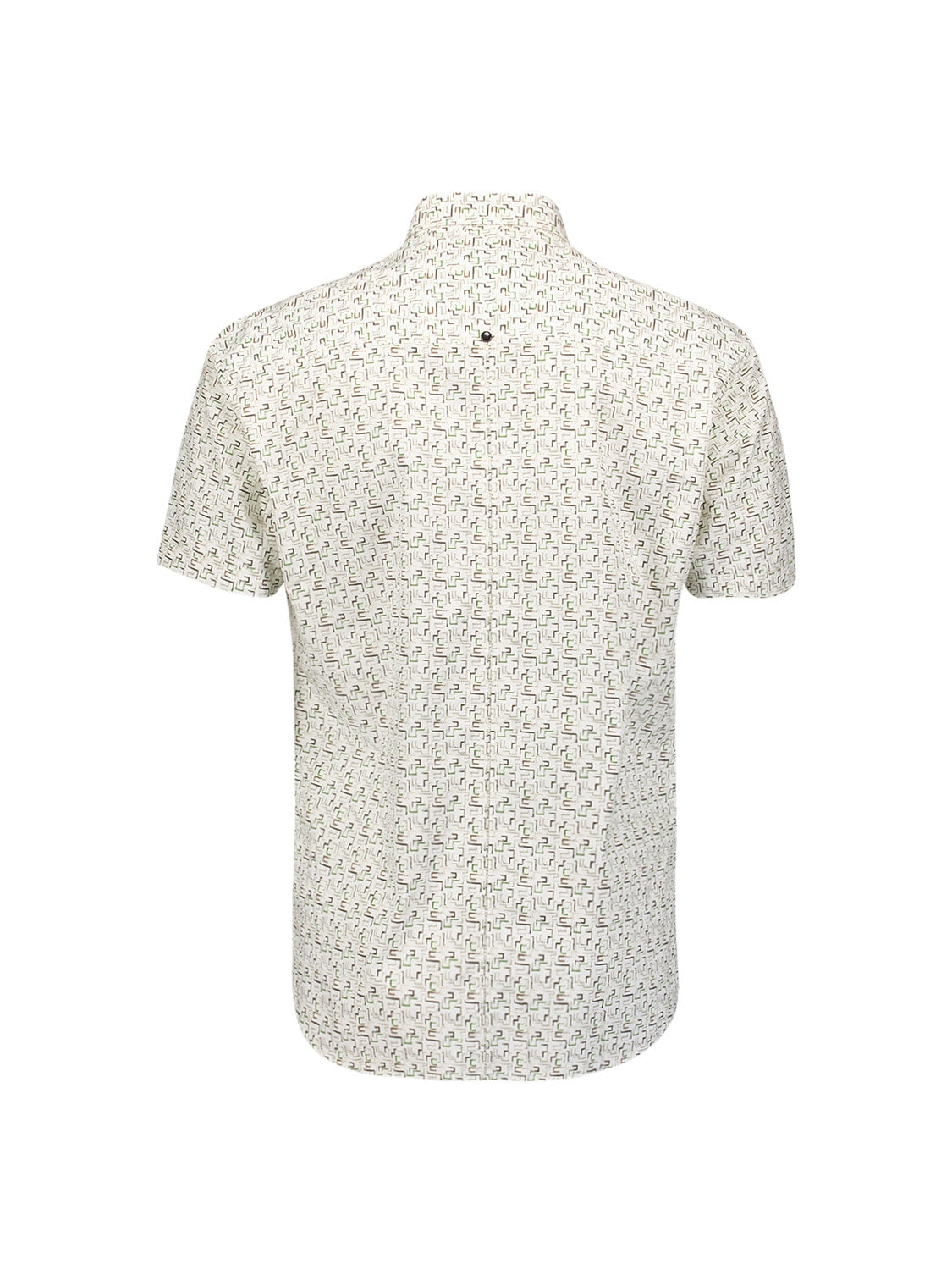 Shirt Short Sleeve Stretch Allover Printed | Green