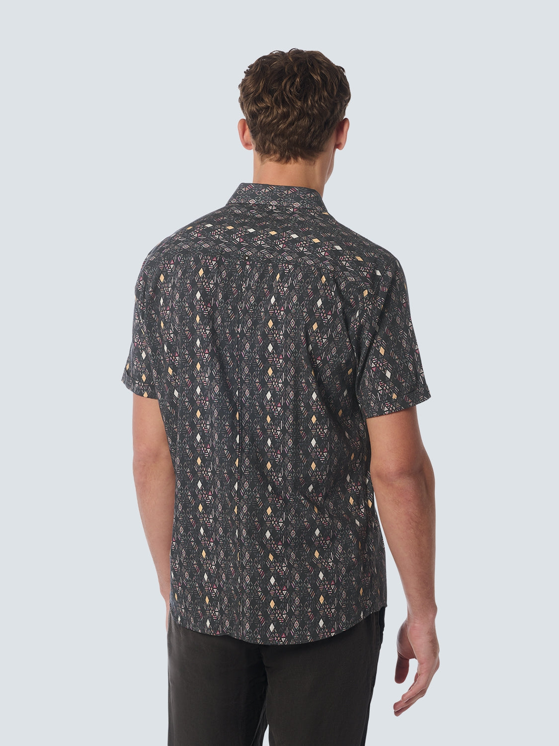 Shirt Short Sleeve Allover Printed | Night