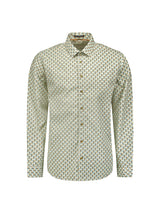 Shirt Stretch Allover Printed | Mint