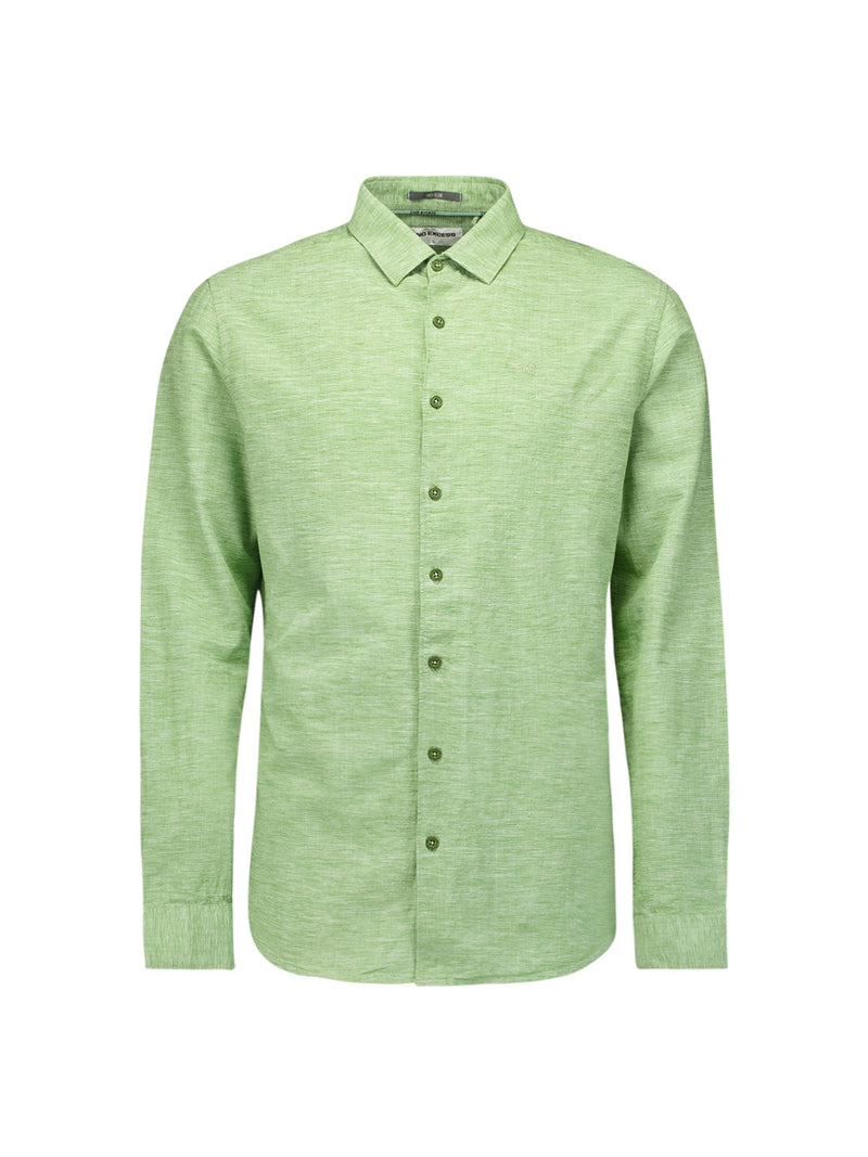 Shirt 2 Coloured With Linen | Green