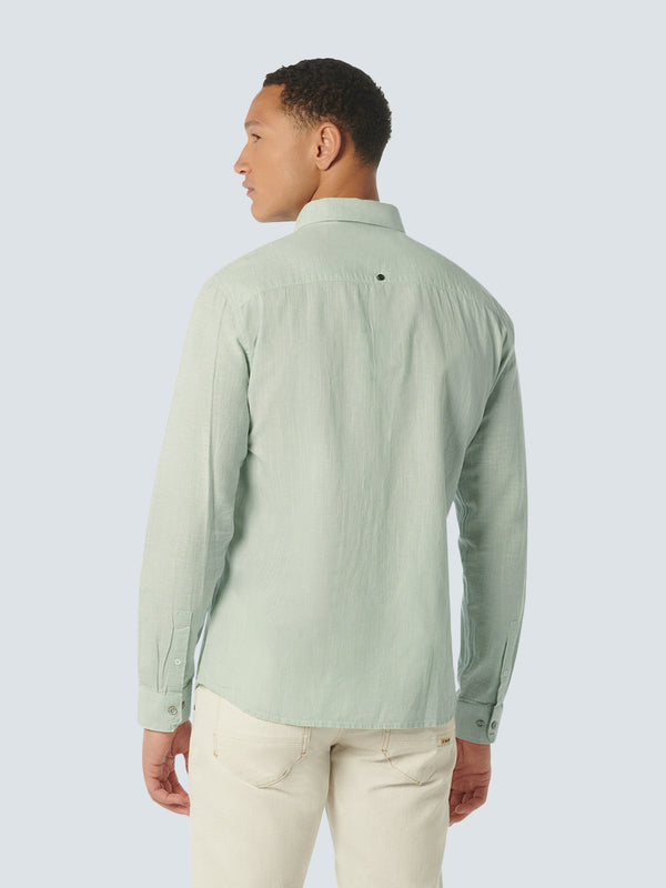 Shirt 2 Coloured With Linen | Mint