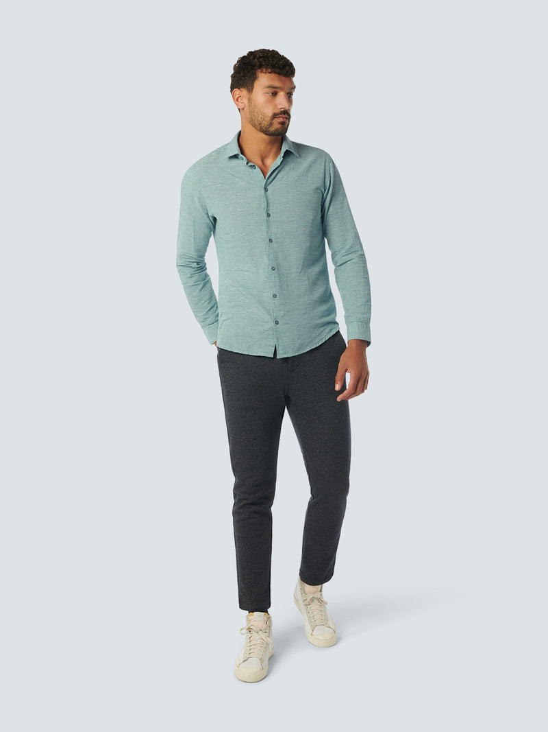 Shirt 2 Coloured With Linen | Pacific