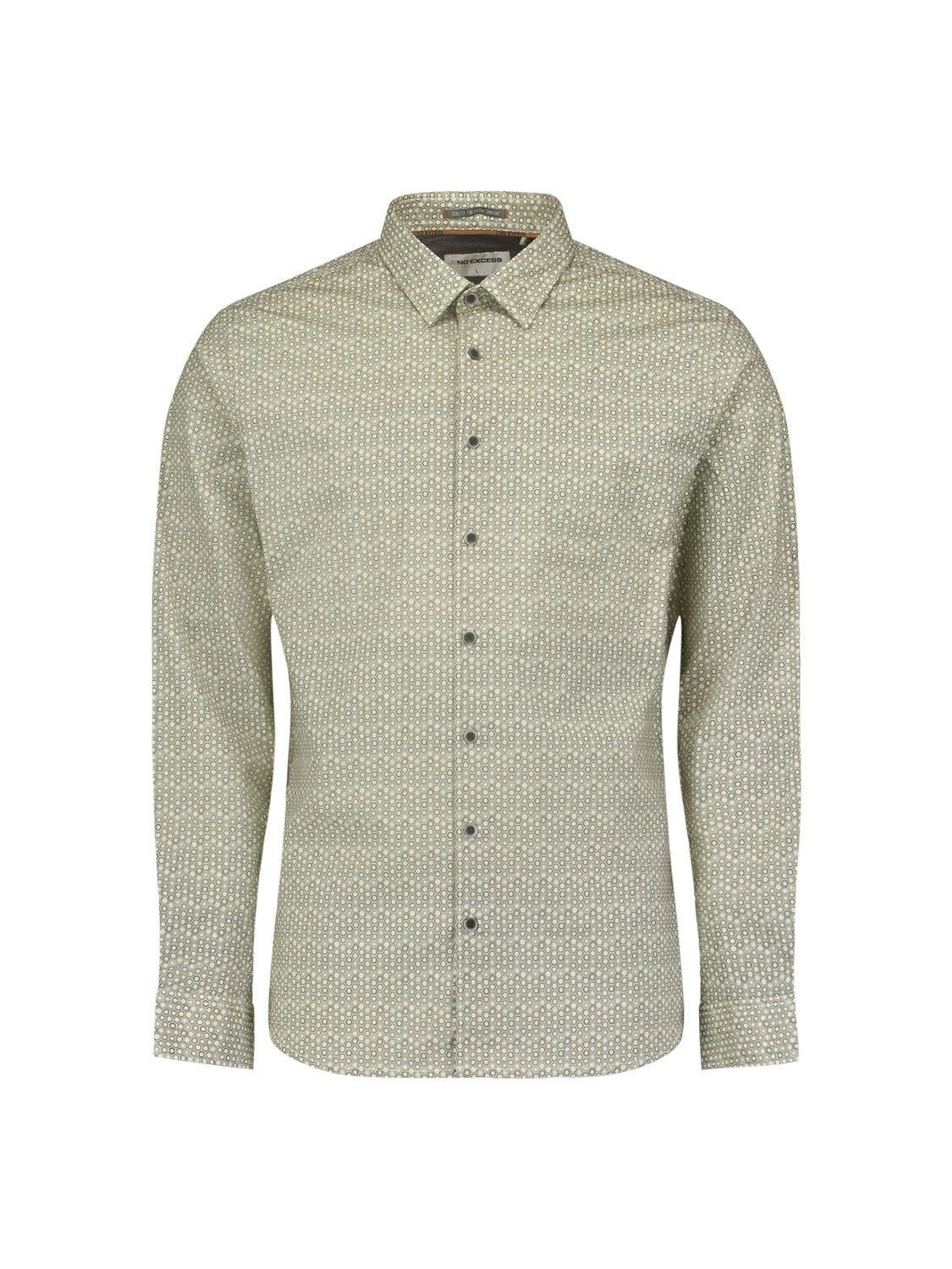 Shirt Stretch Allover Printed | Offwhite