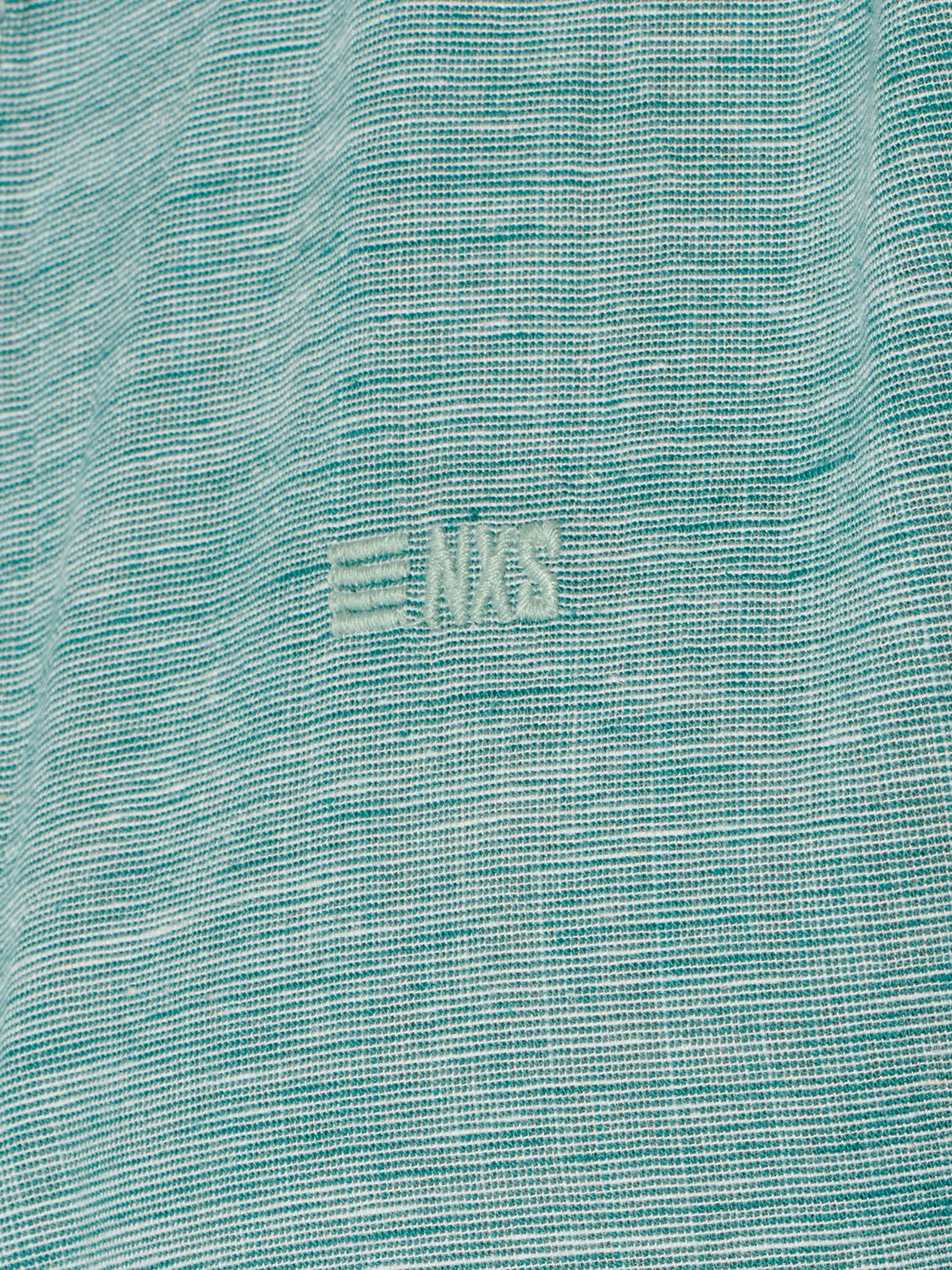 Shirt Short Sleeve 2 Coloured Melange With Linen | Pacific