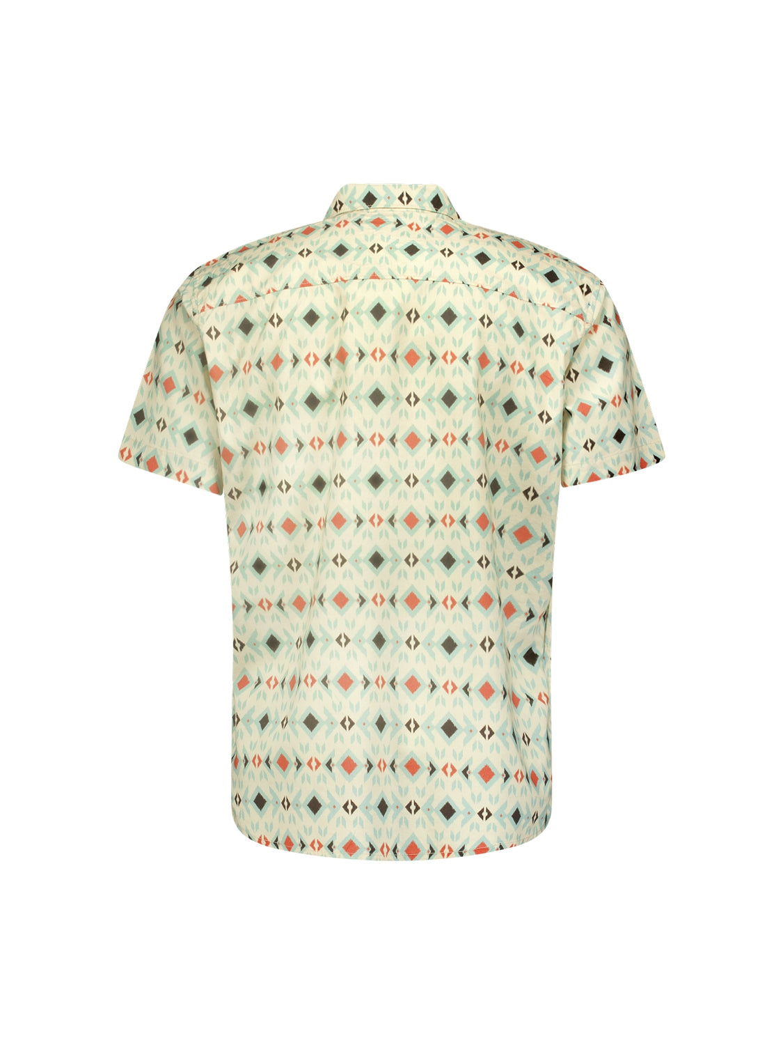 Shirt Short Sleeve Resort Collar Allover Printed | Offwhite