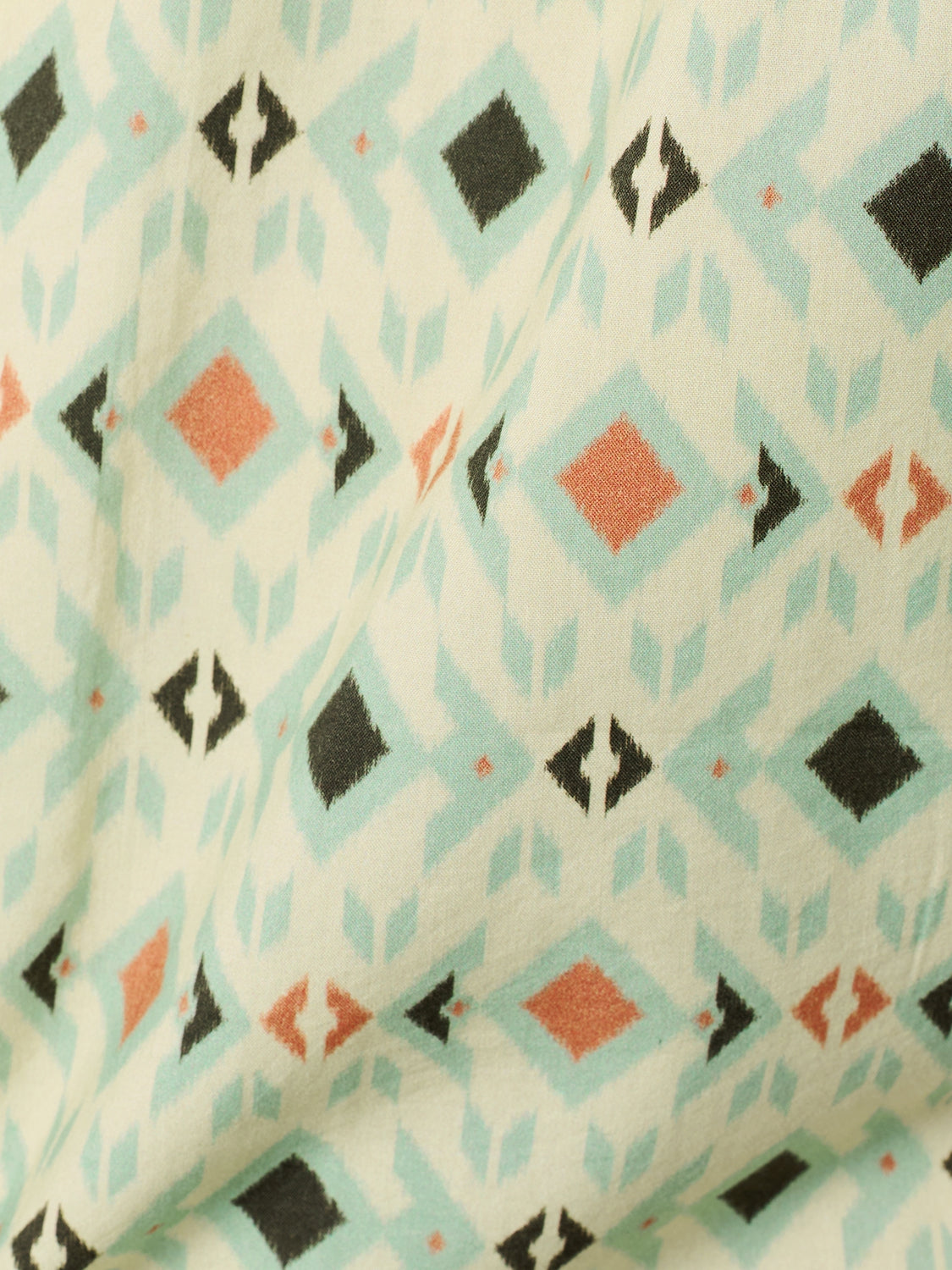 Shirt Short Sleeve Resort Collar Allover Printed | Offwhite