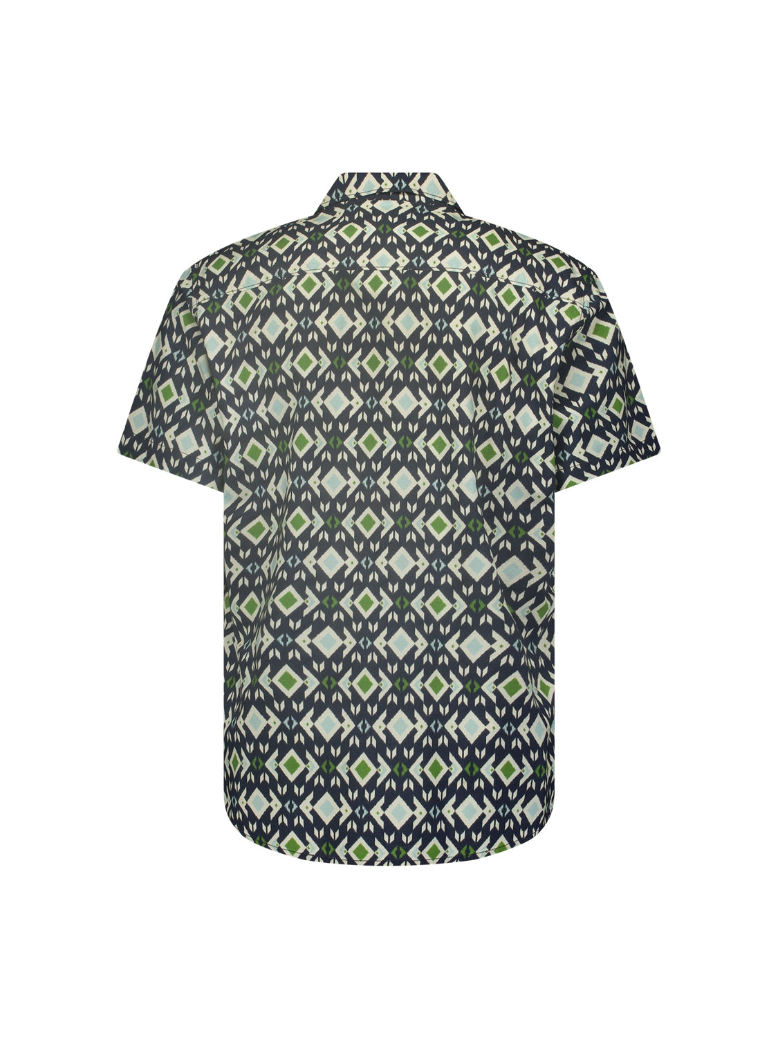 Shirt Short Sleeve Resort Collar Allover Printed | Night