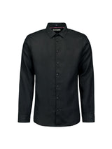 Shirt Linen Solid | Black