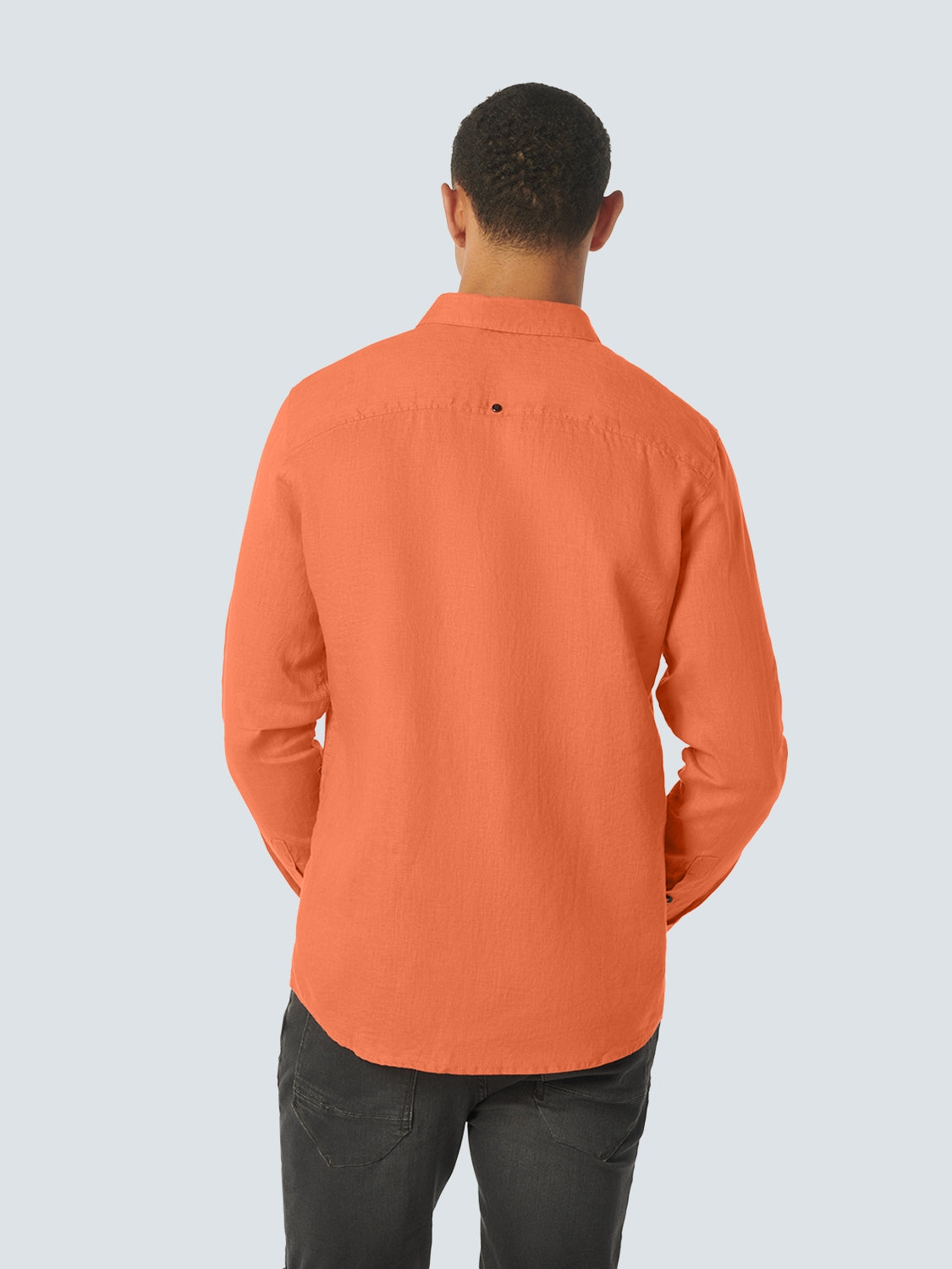 Shirt Linen Solid | Melon