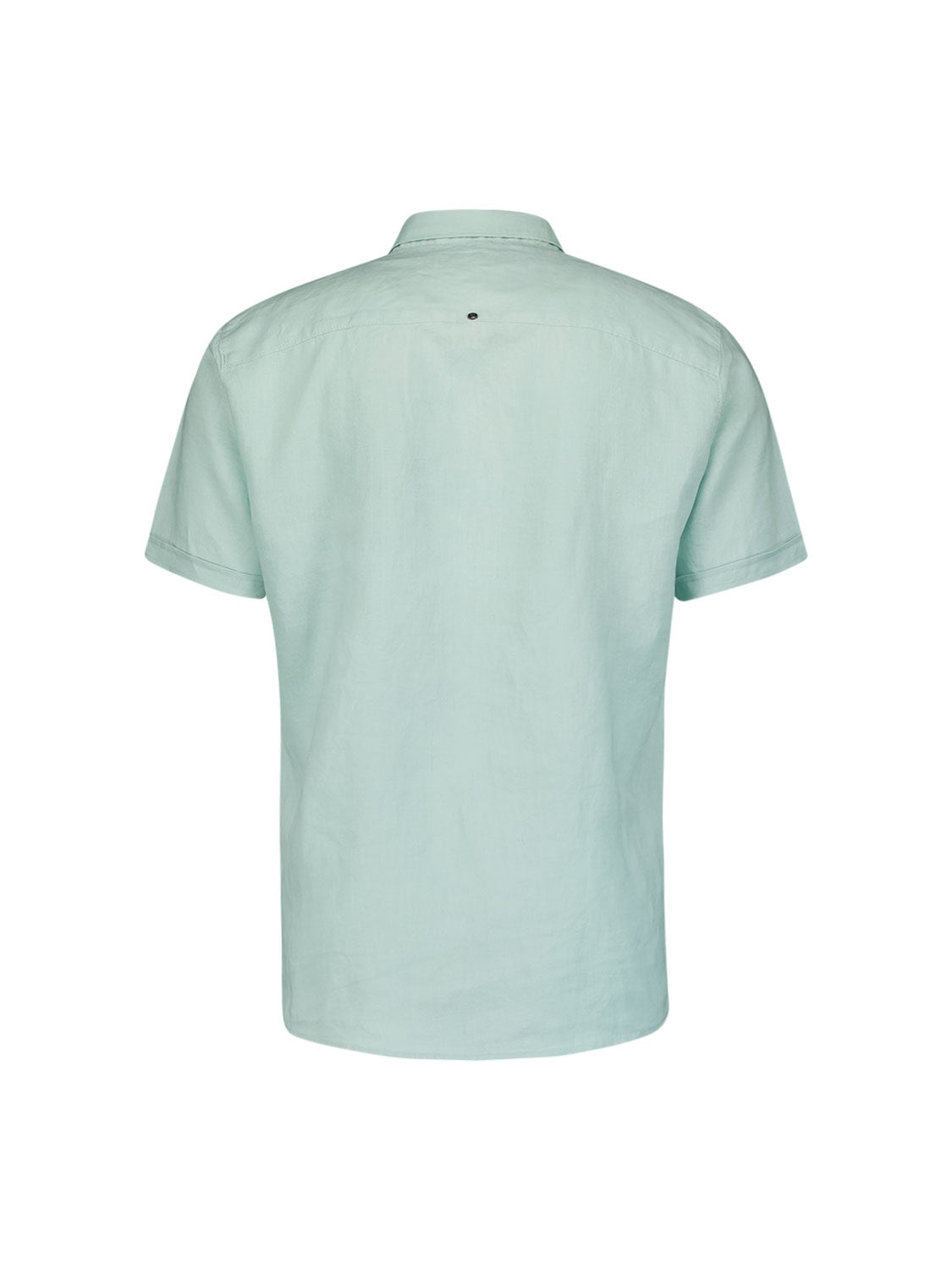 Shirt Short Sleeve Linen Solid | Mint