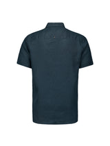 Shirt Short Sleeve Linen Solid | Night
