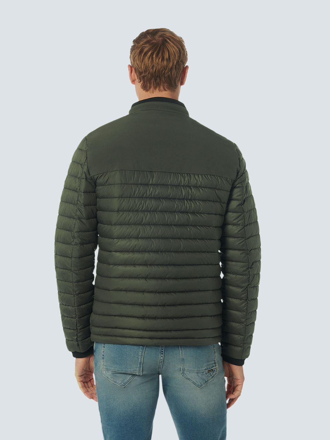 Jacket Short Fit Padded | Dark Steel