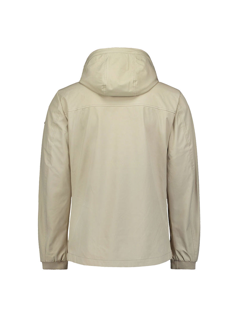 Jacket Mid Long Hooded | Stone