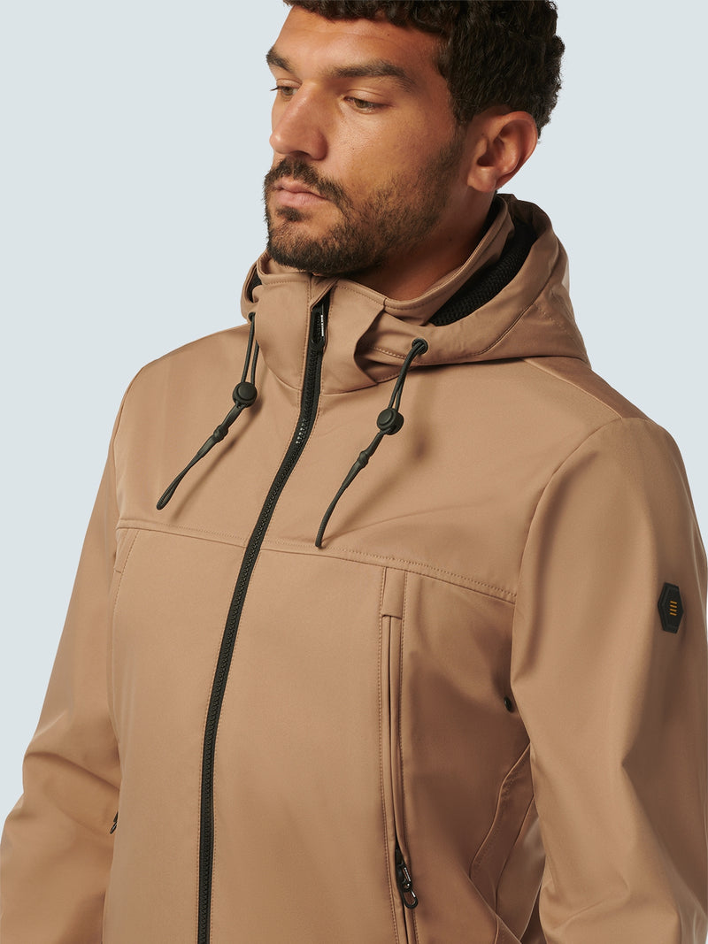Jacket Mid Long Hooded | Desert