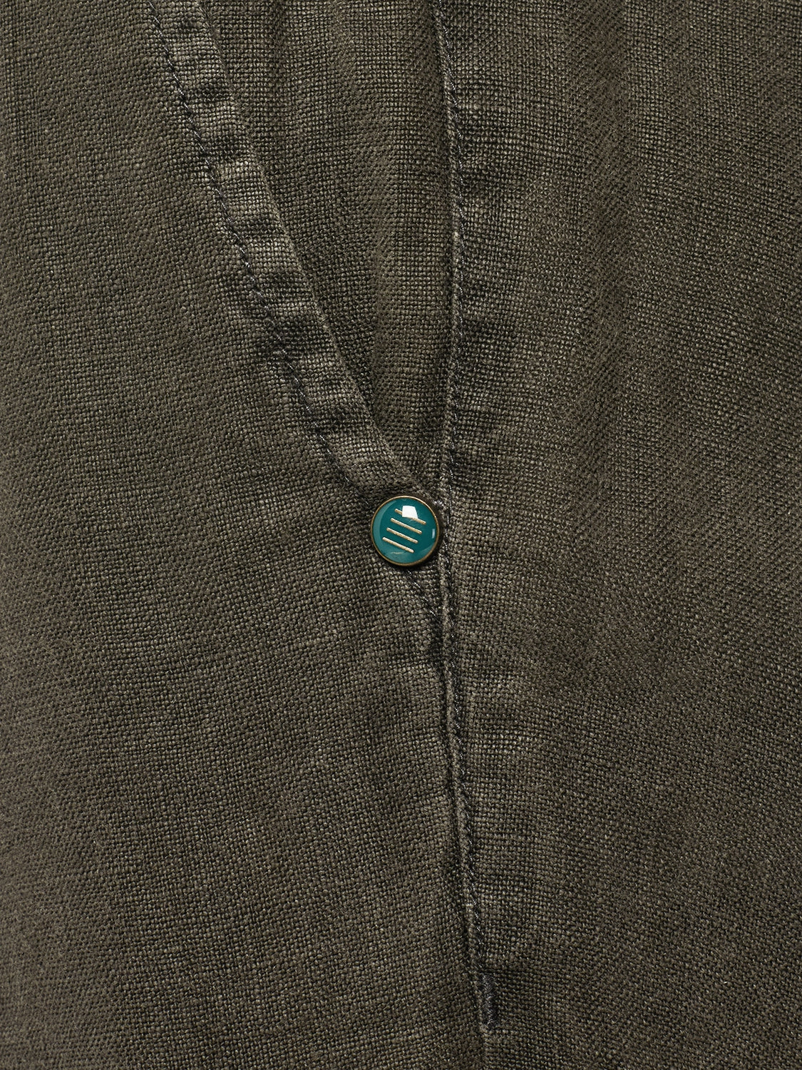 Pants Linen Garment Dyed | Motorblack