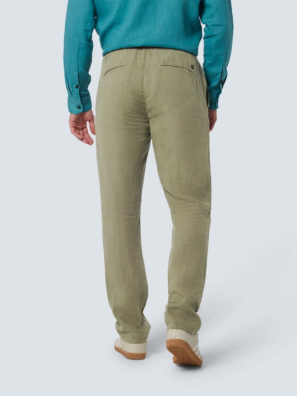 Pants Linen Garment Dyed | Smoke