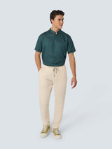 Pants Linen Garment Dyed | Cement