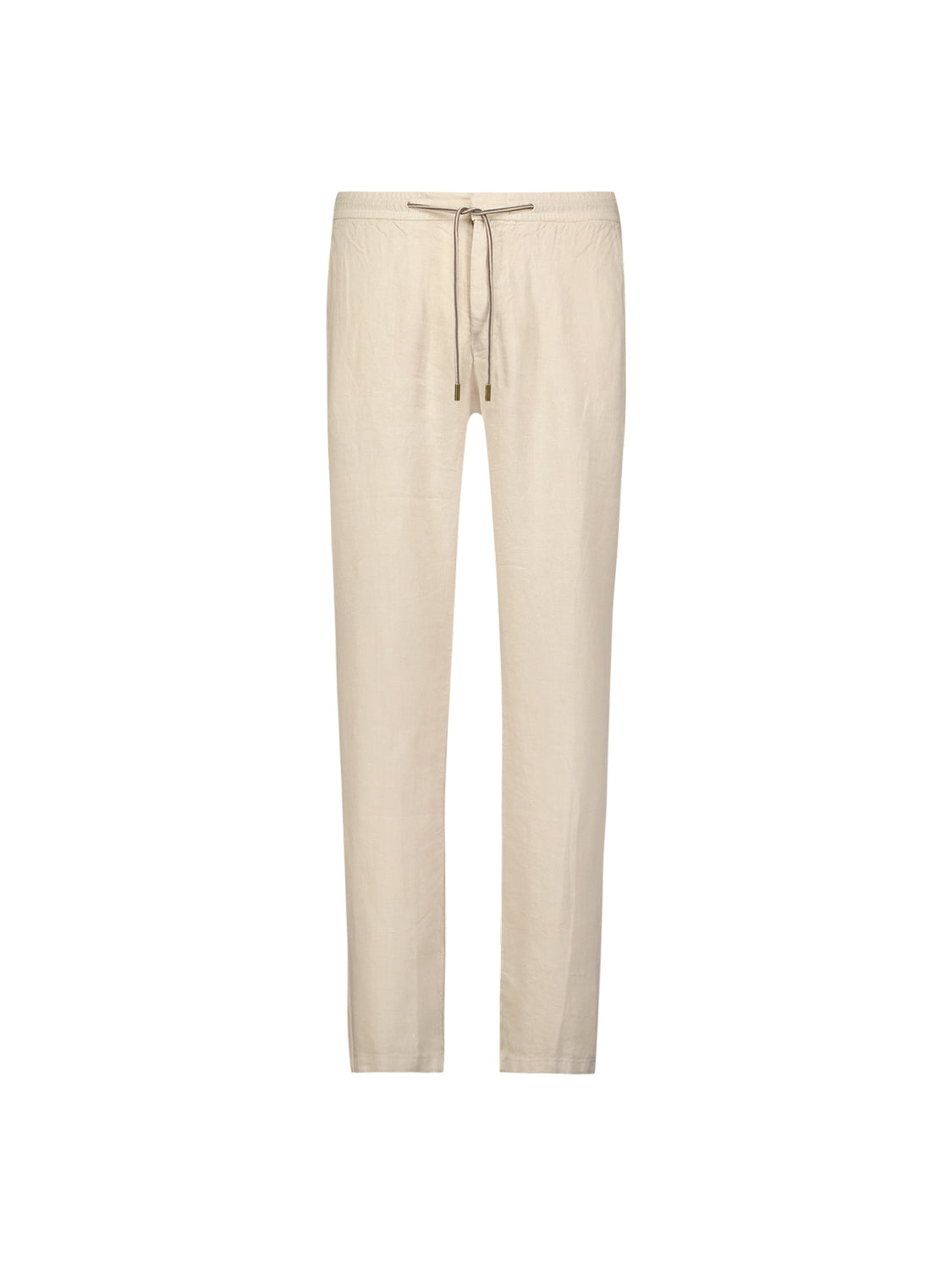 Pants Linen Garment Dyed | Cement