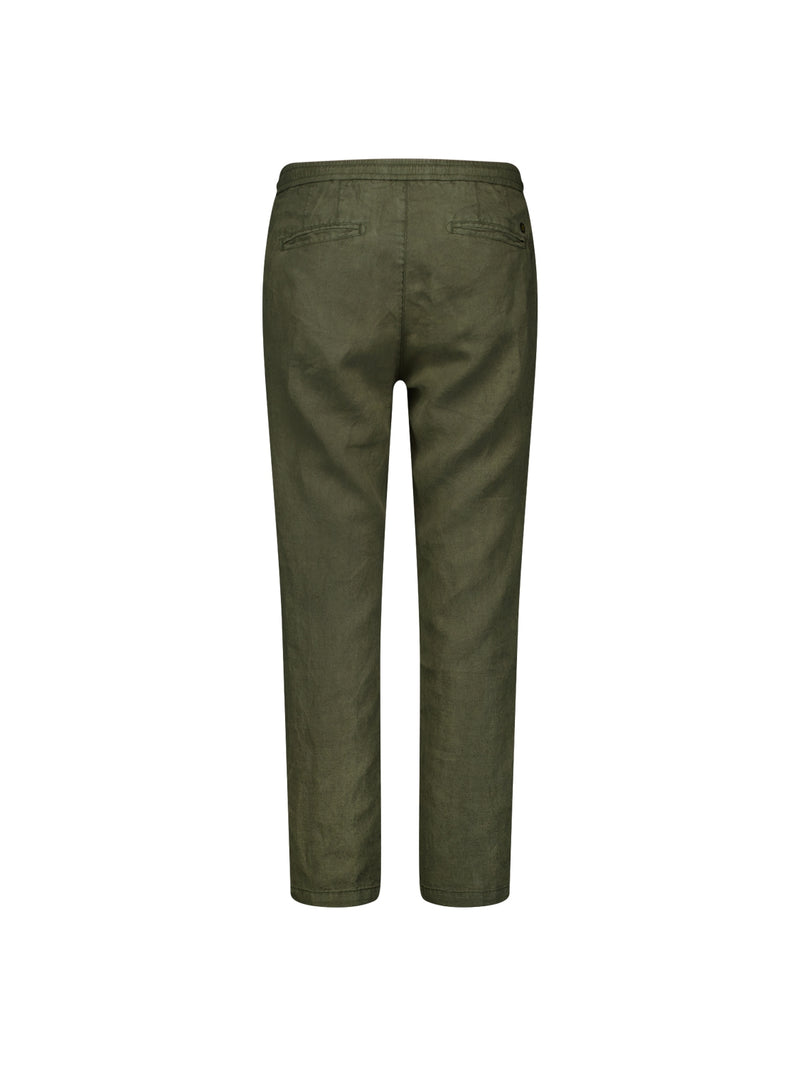 Pants Linen Garment Dyed | Dark Steel