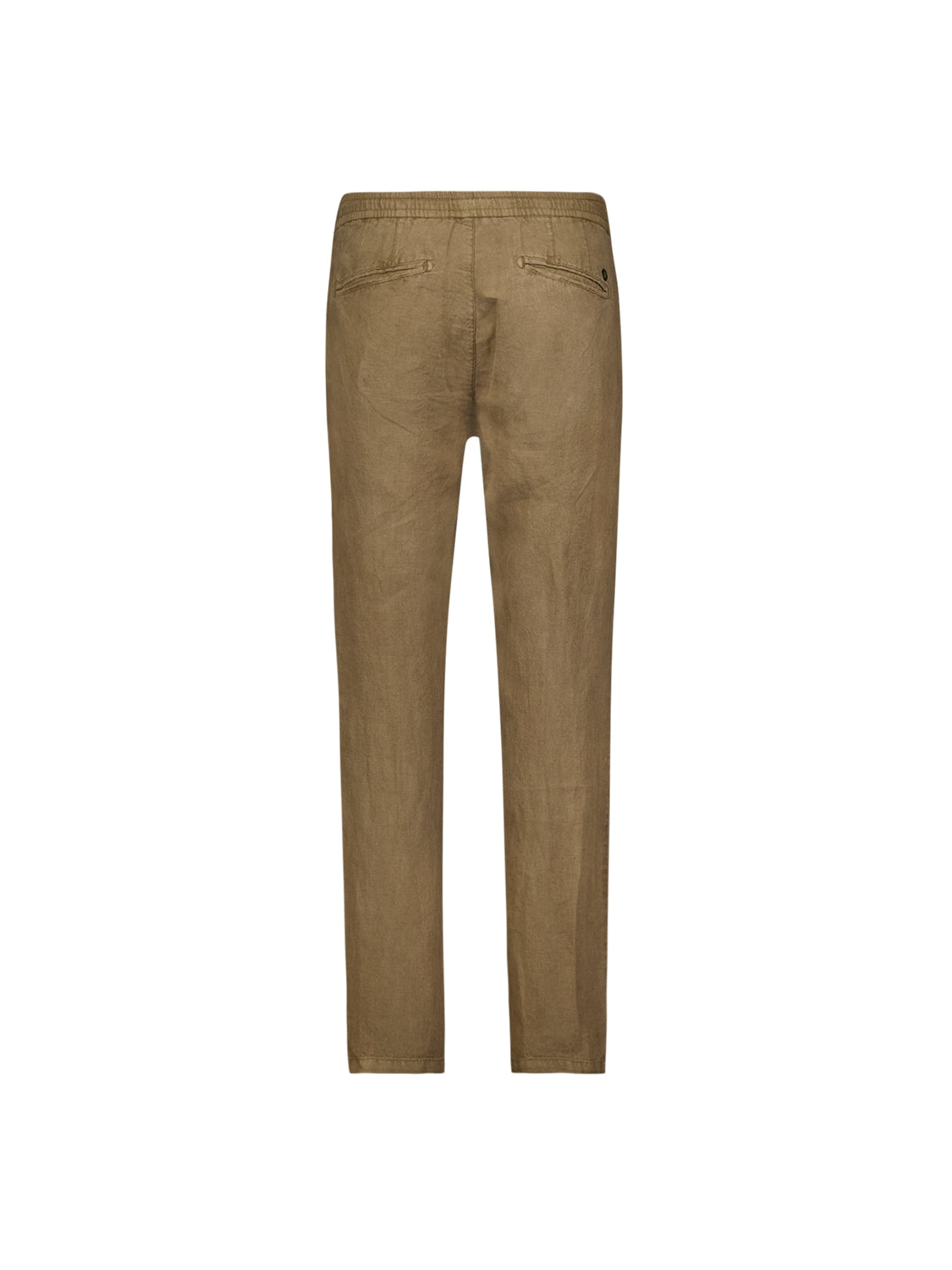 Pants Linen Garment Dyed | Almond