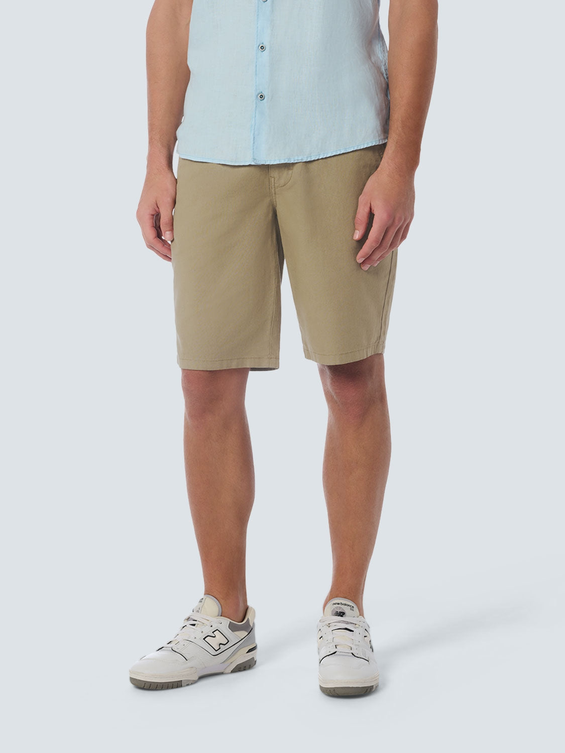 Short With Linen Garment Dyed | Sand