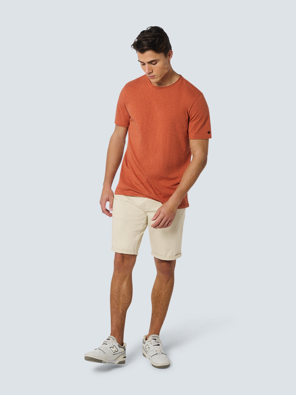 Short Chino Garment Dyed Twill Stretch | Cement