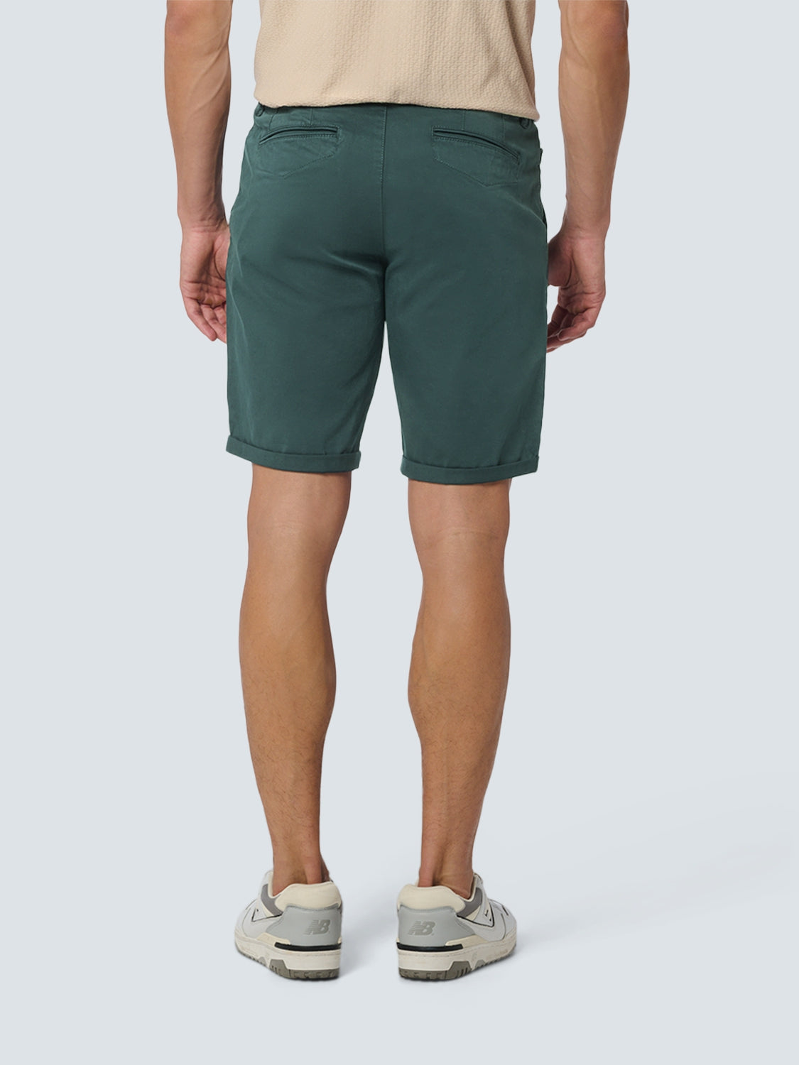 Short Chino Garment Dyed Twill Stretch | Shadow Blue