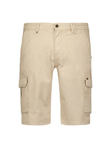 Short Cargo Garment Dyed + Stone Washed Stretch | Cement