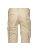 Short Cargo Garment Dyed + Stone Washed Stretch | Cement