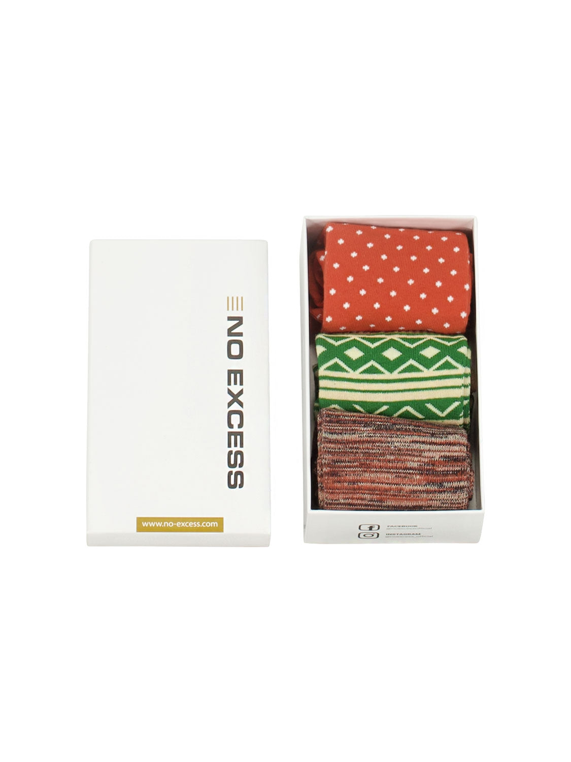 Socks 3 dessins Gift Box | Multi Colors