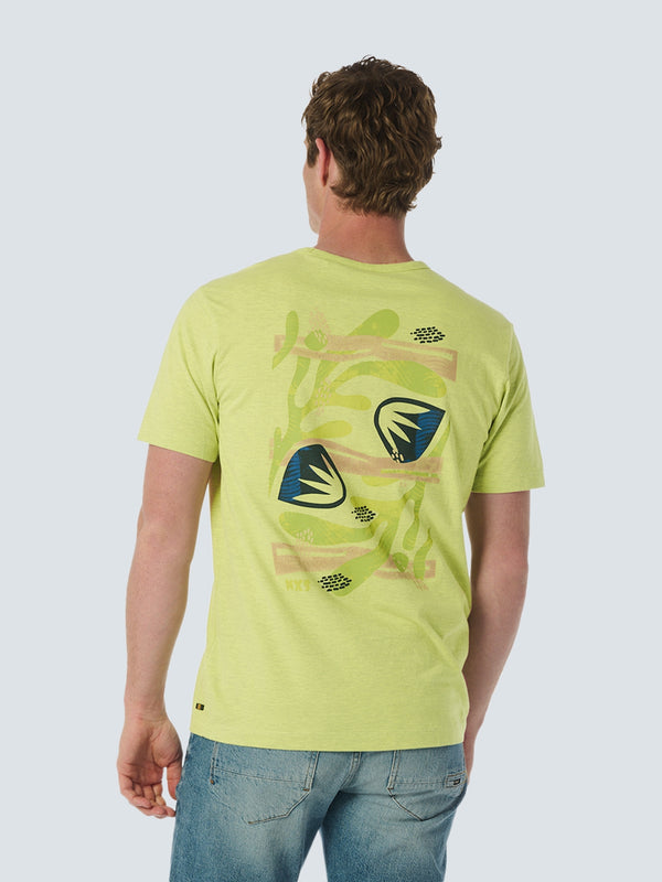 Stylish T-shirt with Playful Design | Lime