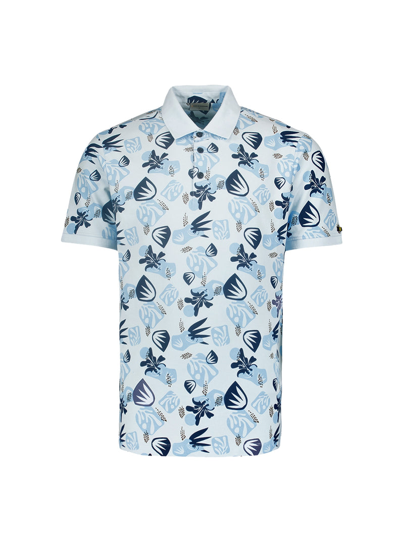 Nature-Inspired Polo with Pique - Stylish and Comfortable | Sky