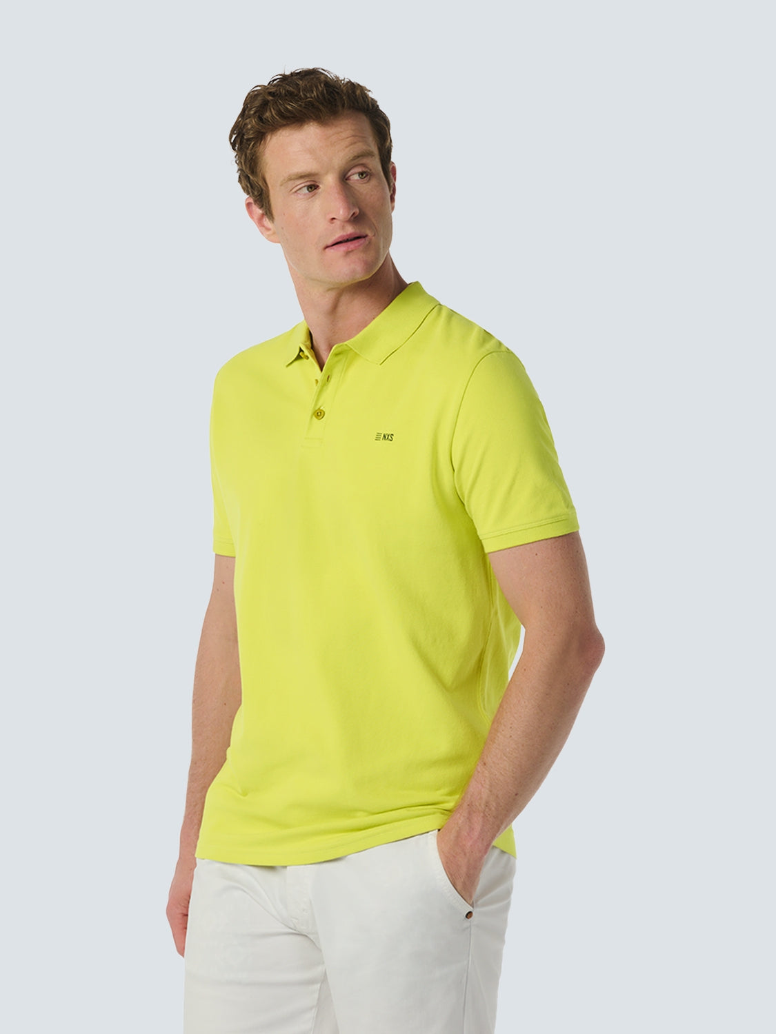 Stylish Polo with Timeless Design and Breathable Stretch Material | Lime
