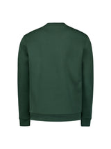 Sweater with Rubber Logo Patch and Zippered Arm Pocket | Dark Green